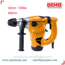 China rotary hammer bohrer 32mm 1250w 800r / m qimo Elektrowerkzeuge